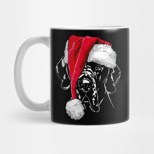 Santa Great Dane Christmas dog gift Mug